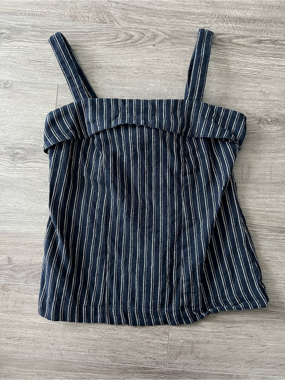 J. Crew Point Sur - Navy Striped Tank